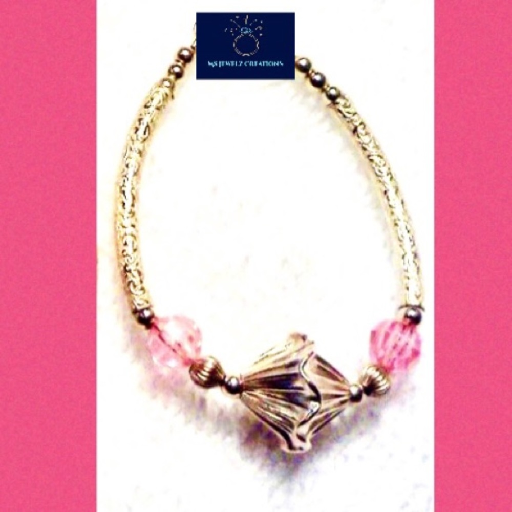 14kt gold filled beaded handmade bracelet